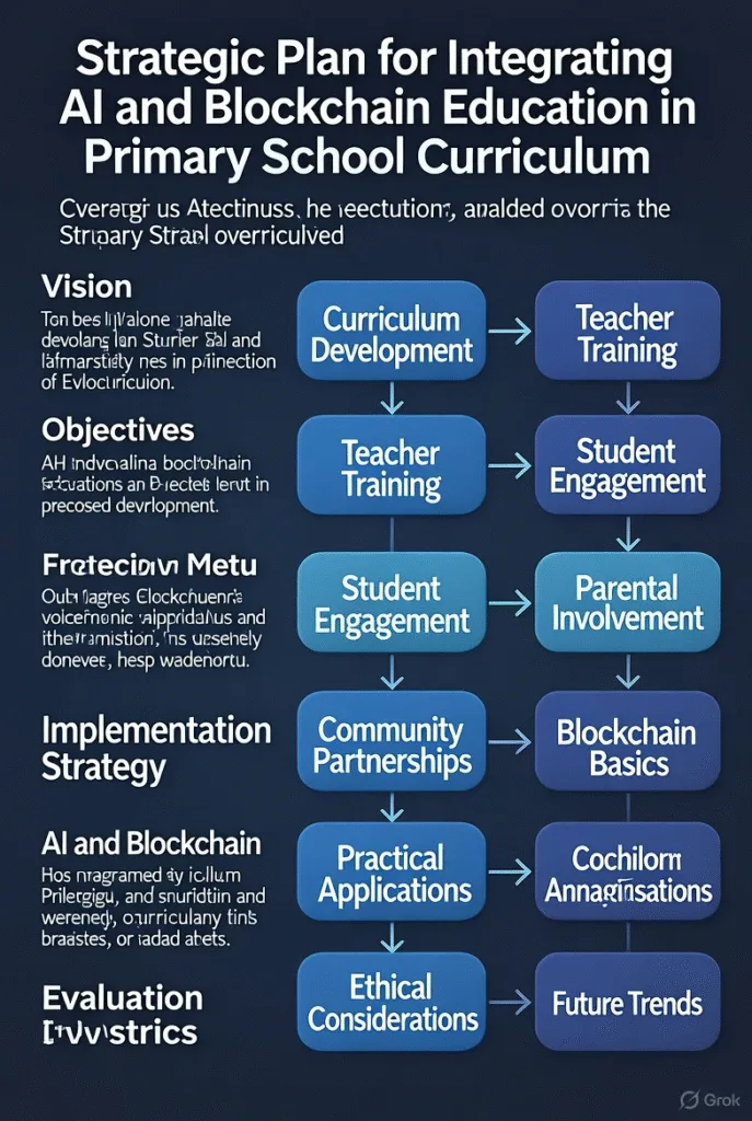 Marco Estratégico para la Integración de la Educación en IA y Blockchain en la Escuela Primaria