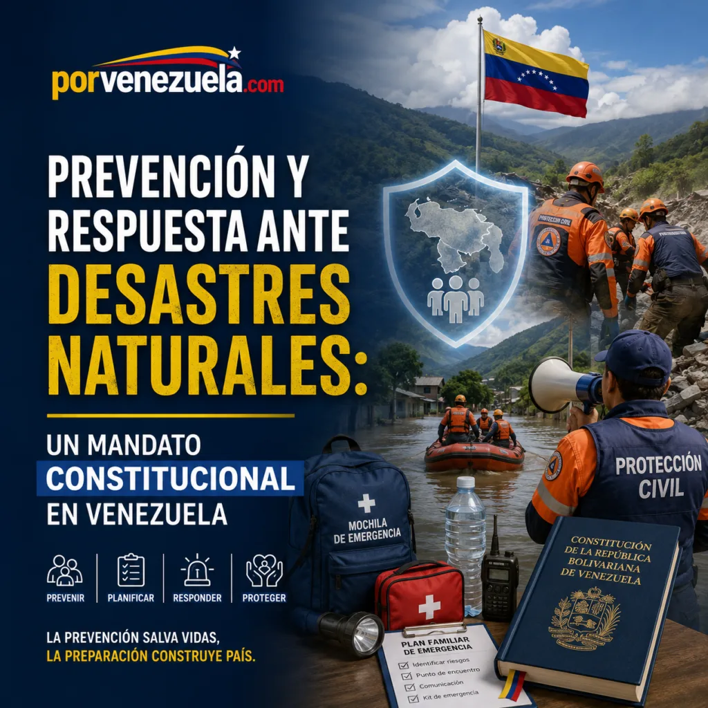 Prevención y Respuesta ante Desastres Naturales: Un Mandato Constitucional en Venezuela