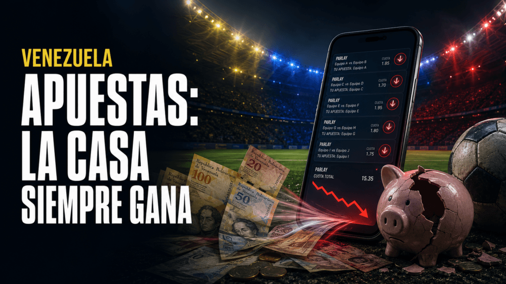 El crecimiento de las casas de apuestas y los parlays que arruinan a las familias venezolanas